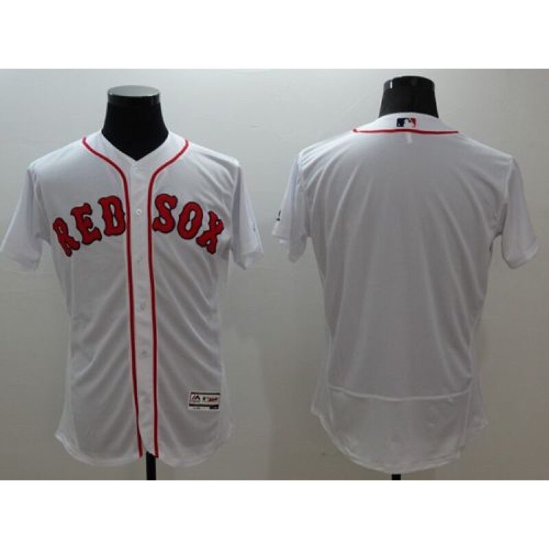 6863404fe16e4_1 Red Sox Blank White Flexbase Authentic Collection Stitched MLB Jersey