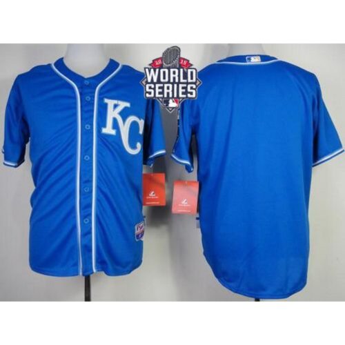 686340572f930_1 Royals Blank Blue Alternate 2 Cool Base W/2015 World Series Patch Stitched MLB Jersey