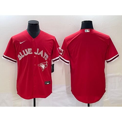 6863409eba64c_1 Men's Toronto Blue Jays Blank Red Cool Base Stitched Jersey