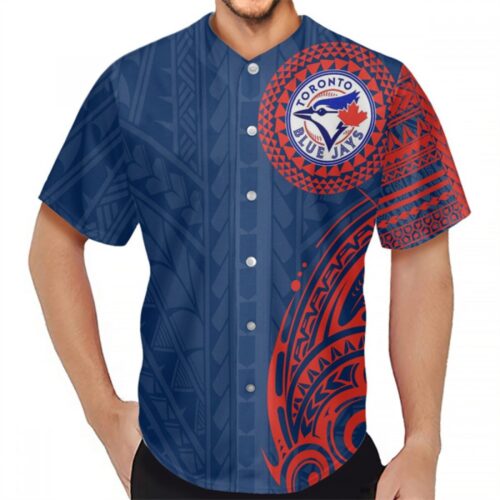 686340b042d2f_1 Men's Toronto Blue Jays Navy Baseball Jersey