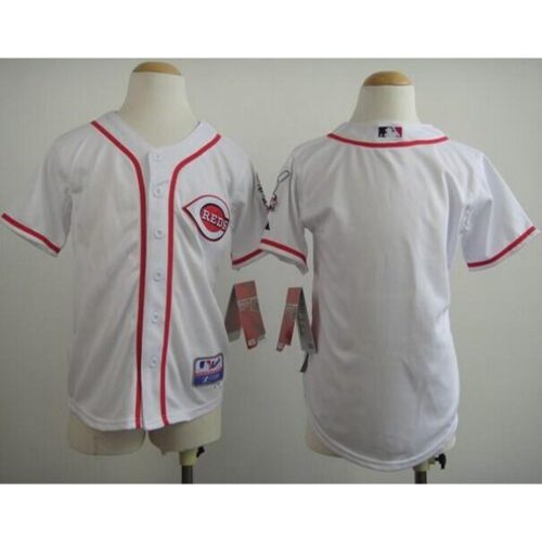 686340e0e96ff_1 Reds Blank White Cool Base Stitched Youth MLB Jersey