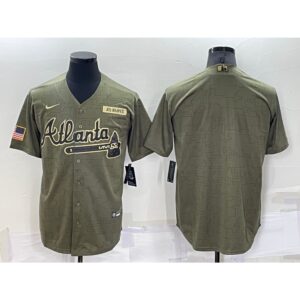 686341acbd229_1 Men's Atlanta Braves Blank Green Salute To Service Cool Base Stitched Jersey