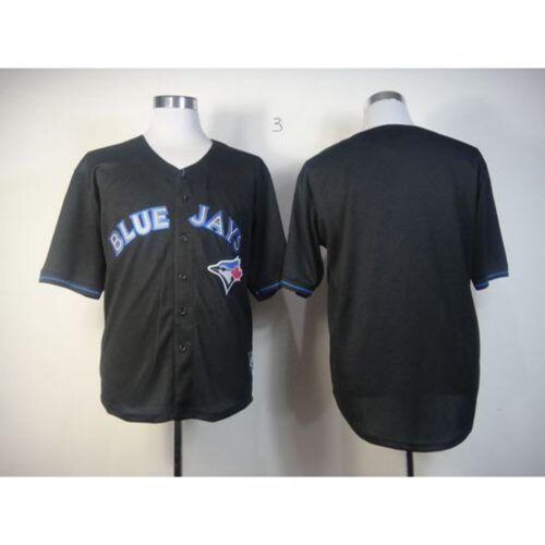 686341f1538f1_1 Blue Jays Blank Black Fashion Stitched MLB Jersey