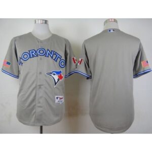 686342081b004_1 Blue Jays Blank Grey Road Cool Base 2012 Stitched MLB Jersey