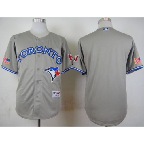 686342081b004_1 Blue Jays Blank Grey Road Cool Base 2012 Stitched MLB Jersey