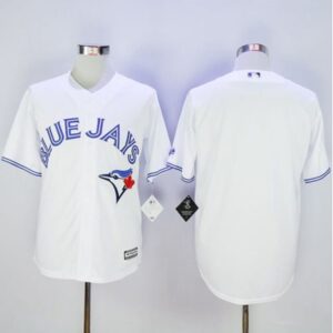 6863422103463_1 Blue Jays Blank White New Cool Base Stitched MLB Jersey