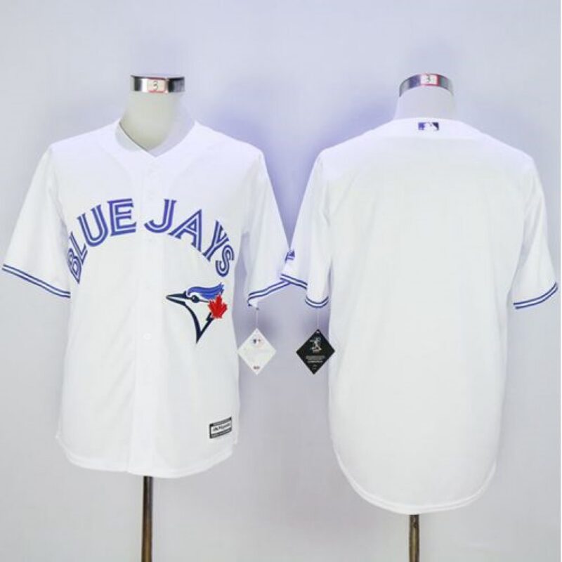 6863422103463_1 Blue Jays Blank White New Cool Base Stitched MLB Jersey