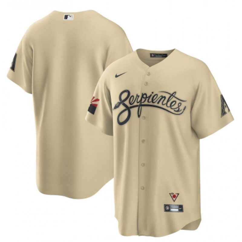 6863422ae923b_1 Men's Arizona Diamondbacks Blank 2021 Cream City Connect Cool Base Stitched MLB Jersey