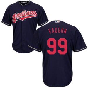 6863428da524d_1 indians #99 Ricky Vaughn Navy Blue New Cool Base Stitched MLB Jersey