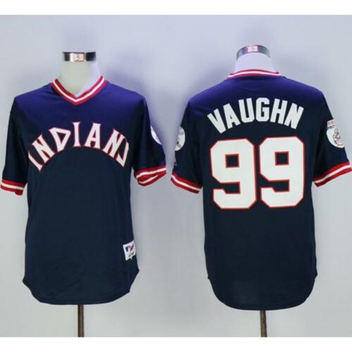 68634299ebebc_1 indians #99 Ricky Vaughn Navy Blue 1976 Turn Back The Clock Stitched MLB Jersey