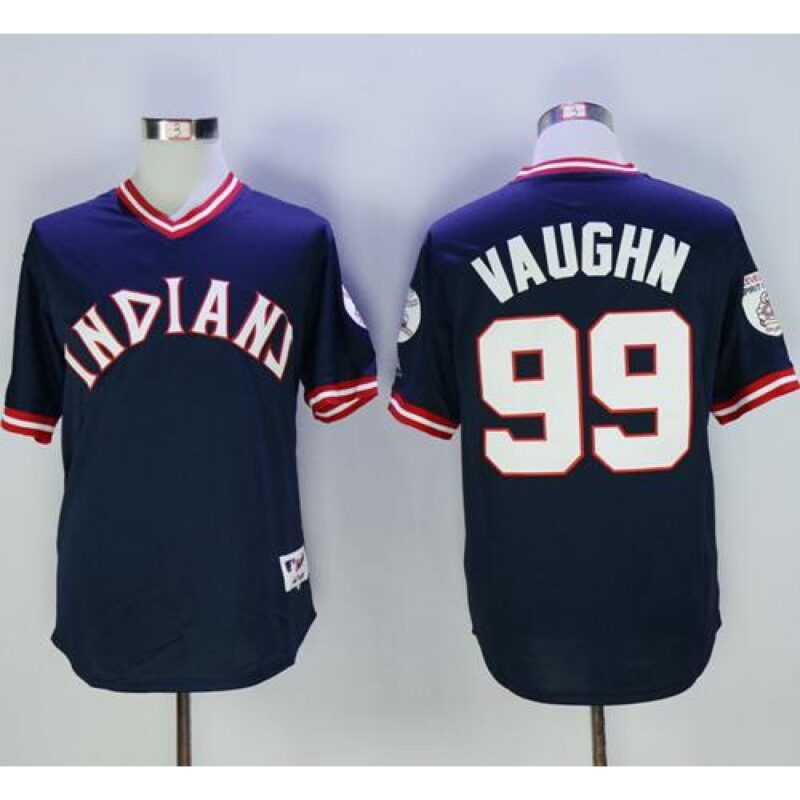 68634299ebebc_1 indians #99 Ricky Vaughn Navy Blue 1976 Turn Back The Clock Stitched MLB Jersey