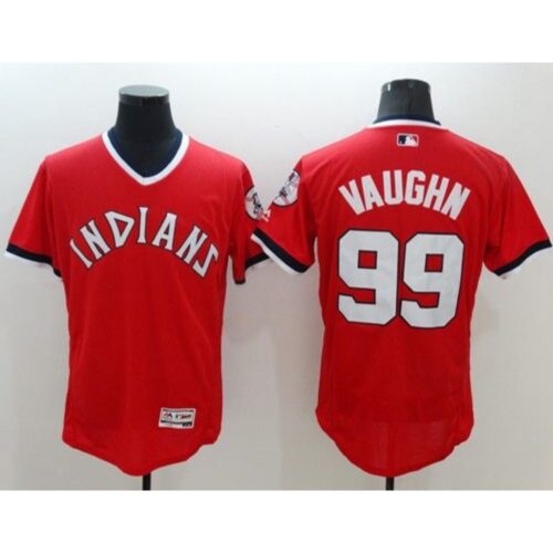 686342a02bdec_1 indians #99 Ricky Vaughn Red Flexbase Authentic Collection 1978 Turn Back The Clock Stitched MLB Jersey
