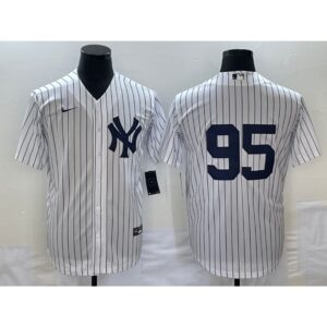 6863434a50d01_1 Men's New York Yankees #95 Oswaldo Cabrera White Stitched Jersey