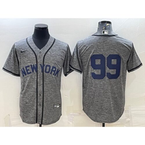 68634380e7743_1 Men's New York Yankees #99 Aaron Judge Grey Cool Base Stitched Jersey