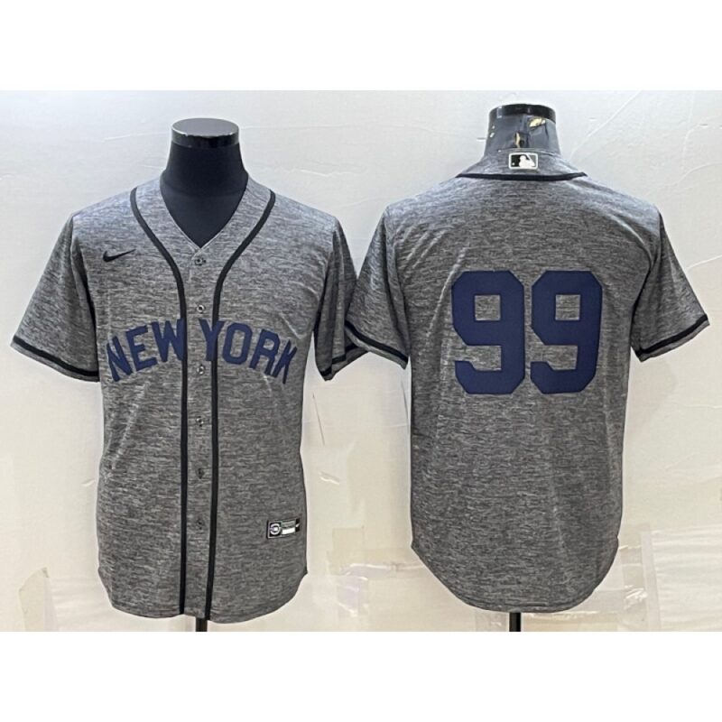 68634380e7743_1 Men's New York Yankees #99 Aaron Judge Grey Cool Base Stitched Jersey