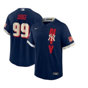 686343a50a553_1 Men's New York Yankees #99 Aaron Judge 2021 Navy All-Star Cool Base Stitched MLB Jersey