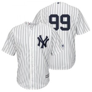 686343bda1be5_1 Men's New York Yankees #99 Aaron Judge White Cool Base Stitched MLB Jersey