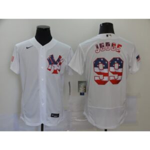 686343c6aebf6_1 Men's New York Yankees #99 Aaron Judge White 2020 Stars & Stripes Flex Base Stitched Jersey