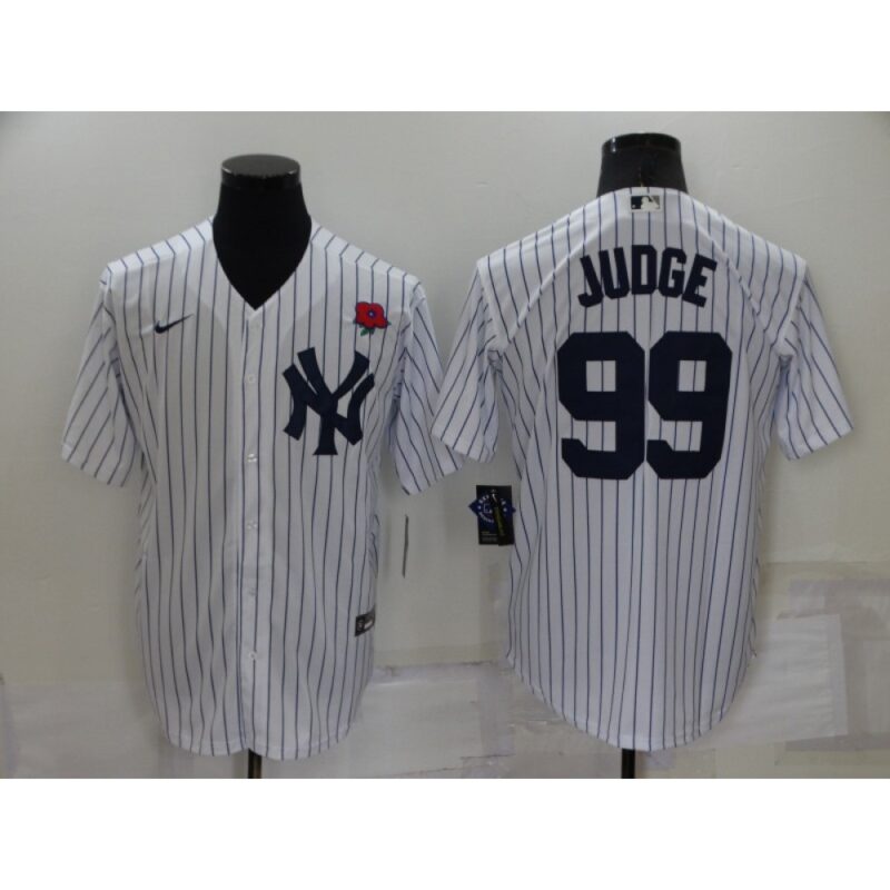 686343d29a67a_1 Men's New York Yankees #99 Aaron Judge White Cool Base Stitched Baseball Jersey