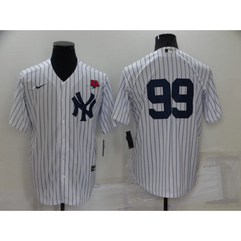 686343d5bc15a_1 Men's New York Yankees #99 Aaron Judge White Cool Base Stitched Baseball Jersey