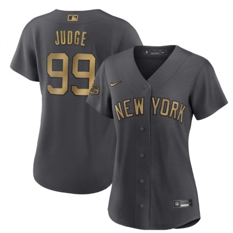 686343db380a3_1 Women's New York Yankees #99 Aaron Judge 2022 All-Star Charcoal Stitched Baseball Jersey(Run Small)