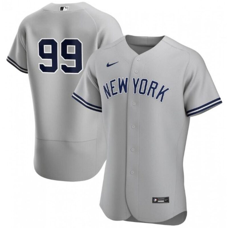 686343e03014f_1 Women's New York Yankees #99 Aaron Judge Grey Stitched Baseball Jersey(Run Small)
