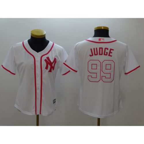 686343f44feff_1 Women's New York Yankees #99 Aaron Judge White Pink Cool Base Stitched MLB Jersey