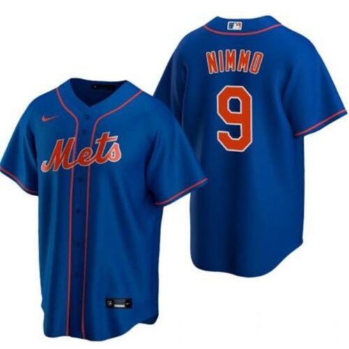 6863447c1e301_1 Men's New York Mets #9 Brandon Nimmo Royal Cool Base Stitched Baseball Jersey