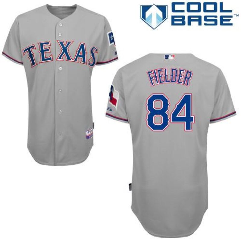 686345e0332d7_1 Rangers #84 Prince Fielder Grey Cool Base Stitched MLB Jersey