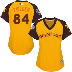 686345f5bfb63_1 Rangers #84 Prince Fielder Gold 2016 All-Star American League Women's Stitched MLB Jersey