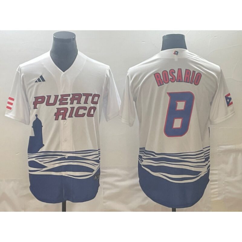686346649ef61_1 Men's Puerto Rico Baseball #8 Eddie Rosario 2023 White World Baseball Classic Stitched Jersey
