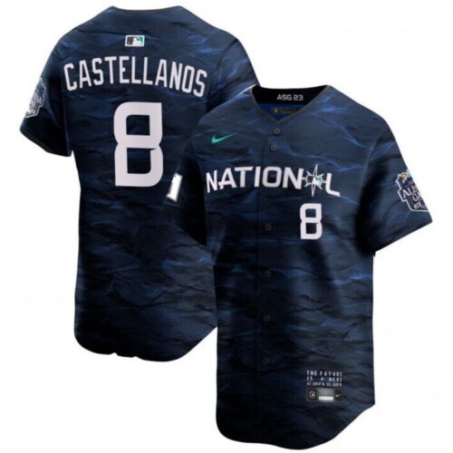 68634681c4e9e_1 Men's Philadelphia Phillies #8 Nick Castellanos Royal 2023 All-star Cool Base Stitched Jersey