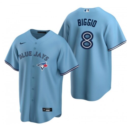 686346a55953a_1 Men's Toronto Blue Jays #8 Cavan Biggio Light Blue Cool Base Stitched Jersey