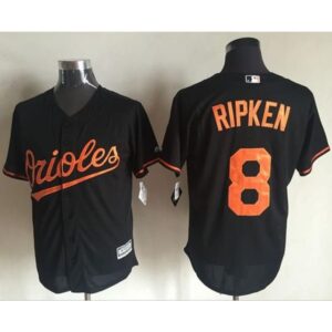686347fce89a5_1 Orioles #8 Cal Ripken Black New Cool Base Stitched MLB Jersey