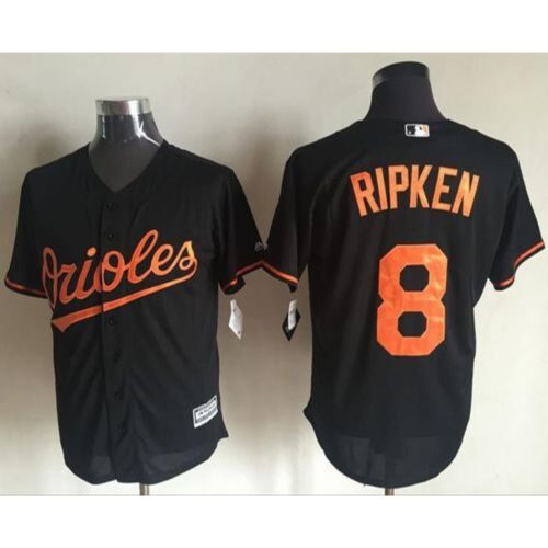 686347fce89a5_1 Orioles #8 Cal Ripken Black New Cool Base Stitched MLB Jersey
