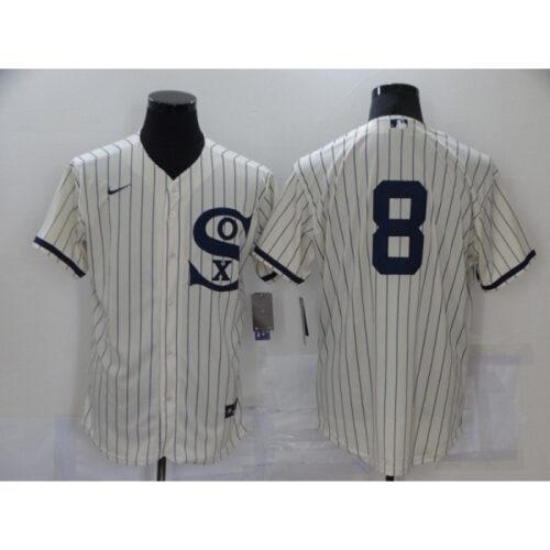 6863491f53285_1 Men's Chicago White Sox #8 Bo Jackson 2021 Cream/Navy Field of Dreams Cool Base Stitched Jersey
