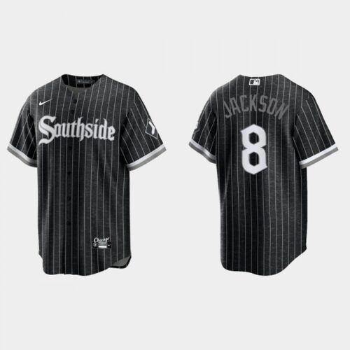 6863492253df2_1 Men's Chicago White Sox #8 Bo Jackson Black 2021 City Connect Cool Base Stitched Jersey