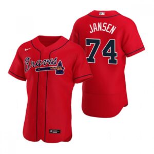 686349add5659_1 Men's Atlanta Braves #74 Kenley Jansen Red Flex Base Stitched Baseball Jersey