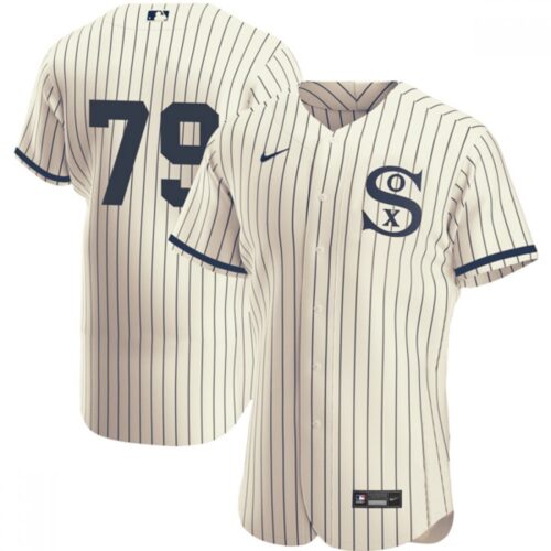 686349fe9694b_1 Men's Chicago White Sox #79 Jose Abreu 2021 Cream/Navy Field of Dreams Flex Base Stitched Jersey