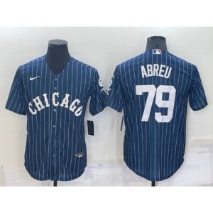 68634a126ffc6_1 Men's Chicago White Sox #79 Jose Abreu Navy Cool Base Stitched Jersey