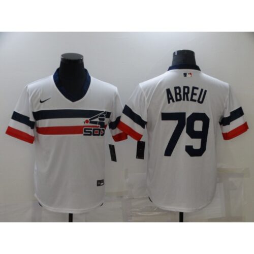 68634a43c482f_1 Men's Chicago White Sox #79 Jose Abreu White Cool Base Stitched Jersey