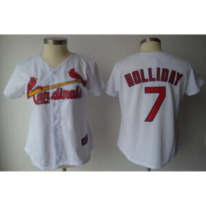 68634af2ef87b_1 Cardinals #7 Matt Holliday White Women's Fashion Stitched MLB Jersey