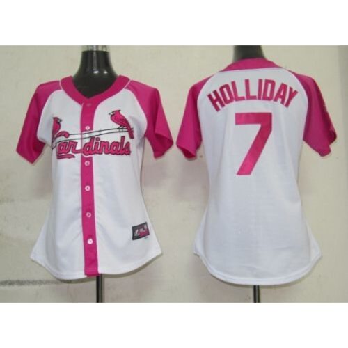 68634afa34187_1 Cardinals #7 Matt Holliday White/Pink Women's Splash Fashion Stitched MLB Jersey
