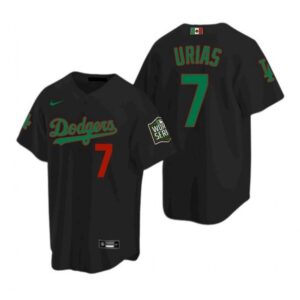 68634b6474561_1 Youth Los Angeles Dodgers #7 Julio Urias Black Green World Series Cool Base Stitched Baseball Jersey