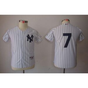 68634b938179f_1 Yankees #7 Mickey Mantle Stitched White Youth MLB Jersey