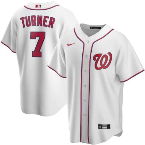 68634cd5530a7_1 Men's Washington Nationals #7 Trea Turner White Cool Base Stitched Jersey