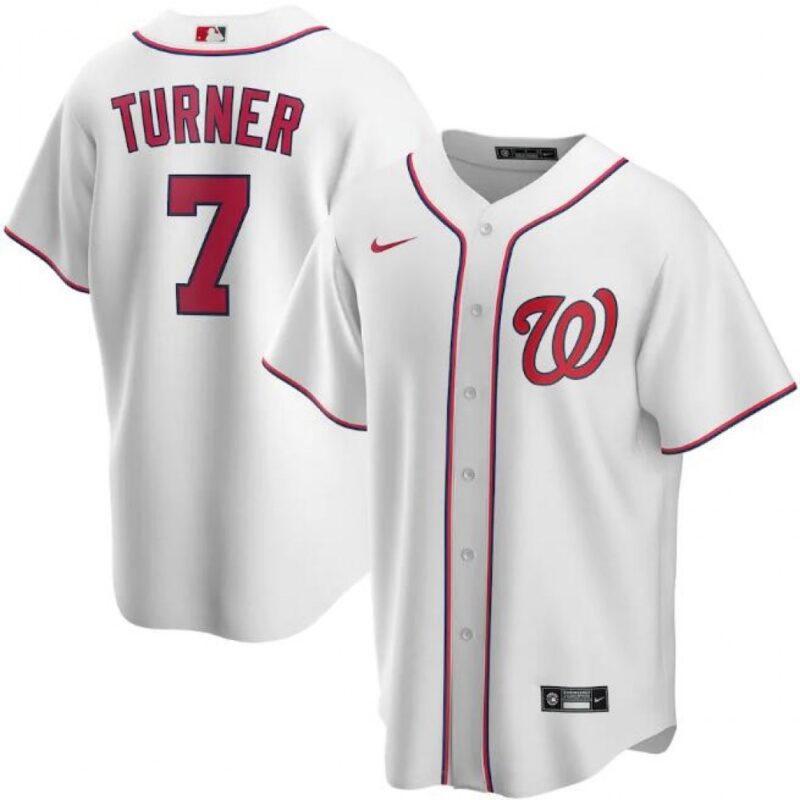 68634cd5530a7_1 Men's Washington Nationals #7 Trea Turner White Cool Base Stitched Jersey