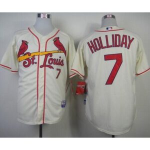 68634d3eafbf8_1 Cardinals #7 Matt Holliday Cream Cool Base Stitched MLB Jersey