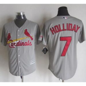 68634d44ead3f_1 Cardinals #7 Matt Holliday Grey New Cool Base Stitched MLB Jersey