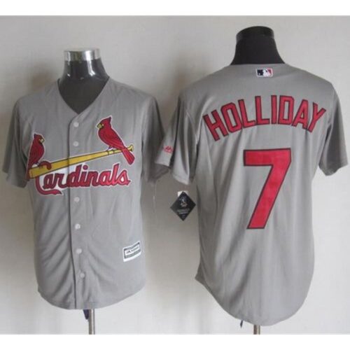68634d44ead3f_1 Cardinals #7 Matt Holliday Grey New Cool Base Stitched MLB Jersey